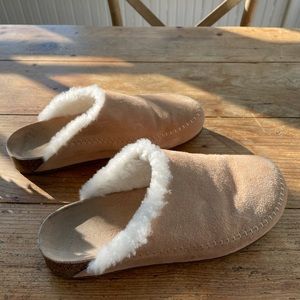 Jenni Kayne Shearling Lined Moc Clog Size 40